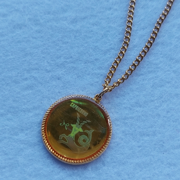 Pendant chain Zodiac sign Capricorno Ibex - Picture 3 of 6